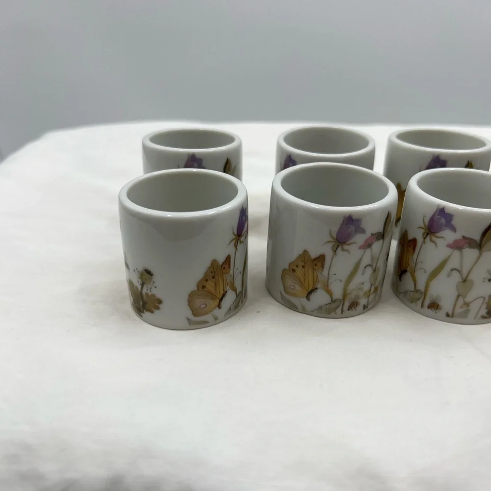 Enesco napkin rings Set of 10 Vintage